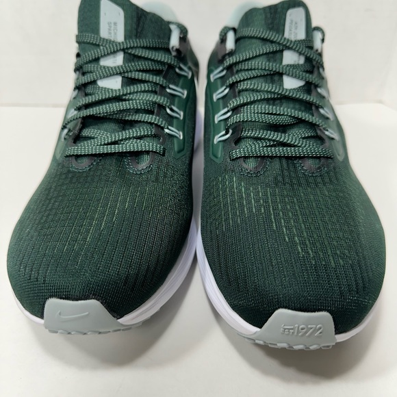 New Nike Men’s 10.5 Air Zoom Pegasus 39 Michigan State Spartans Green White - Picture 3 of 12